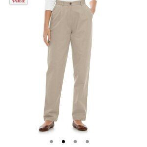 L.L Bean Wrinkle-Free Bayside Pants Original Fit size 12 medium tall